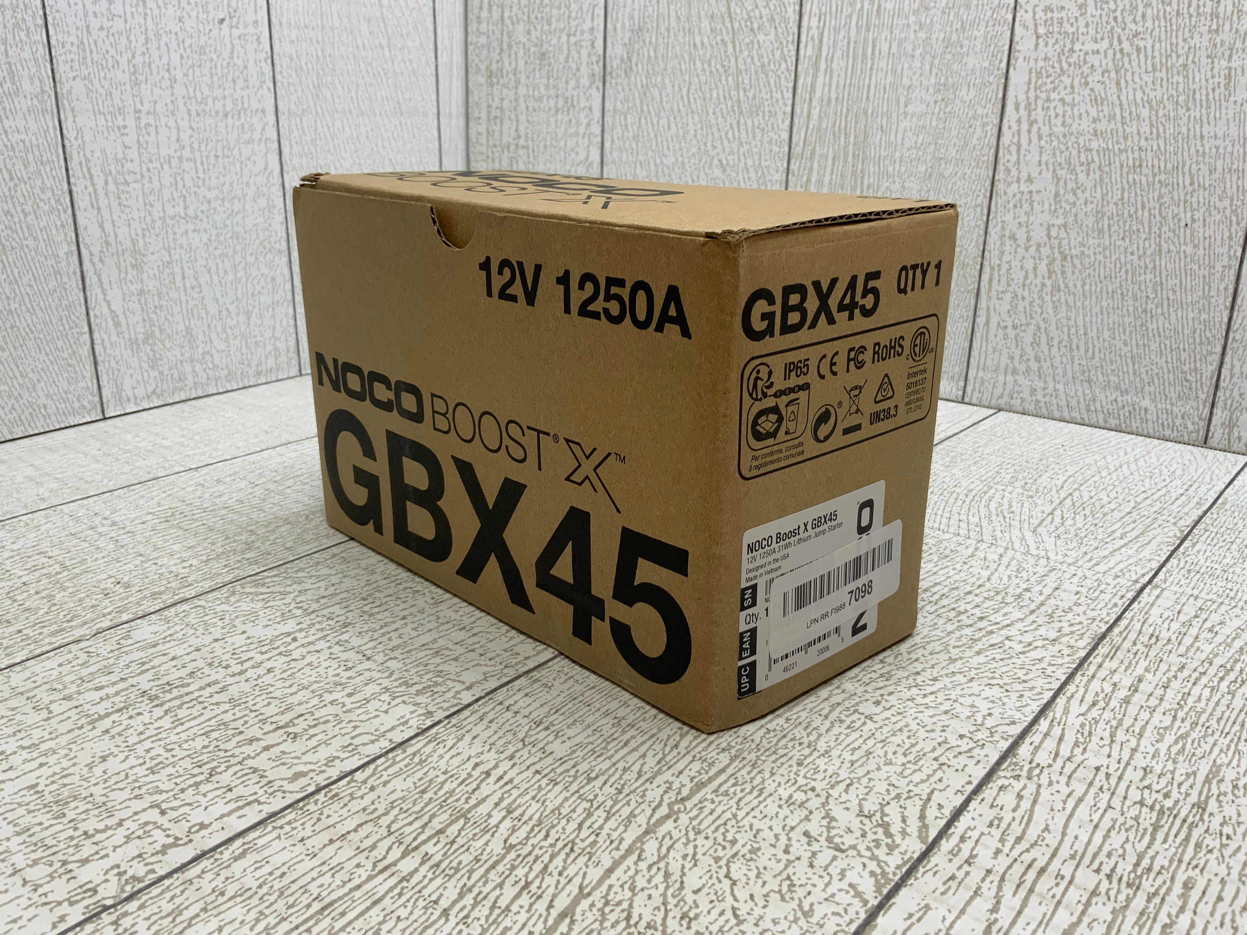 NOCO Boost X GBX45 1250A 12V UltraSafe Portable Lithium Jump Starter (8051224412398)